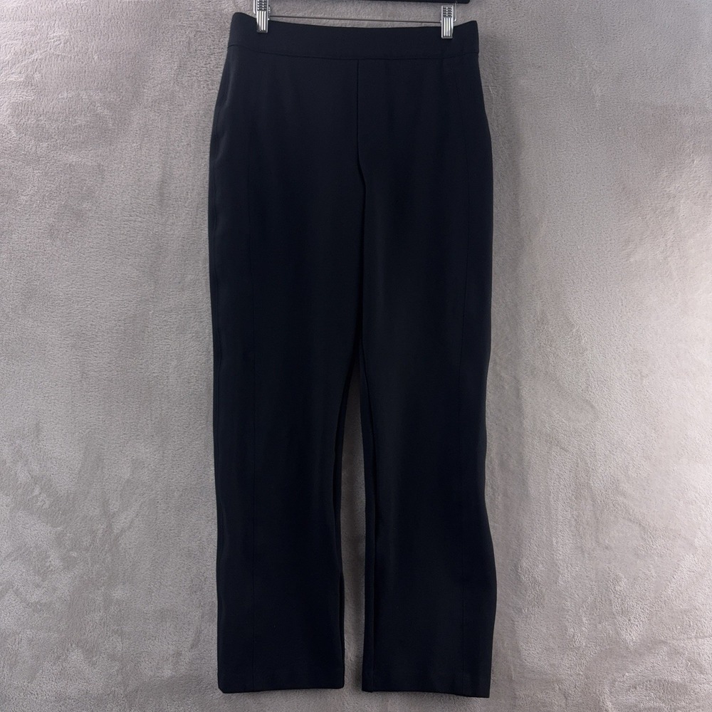 Spanx Perfect Fit Pants Womens Size Medium Black Straight Fit Waist‎ Shaping
